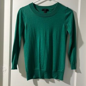 Green J-Crew light sweatshirt Size XXS